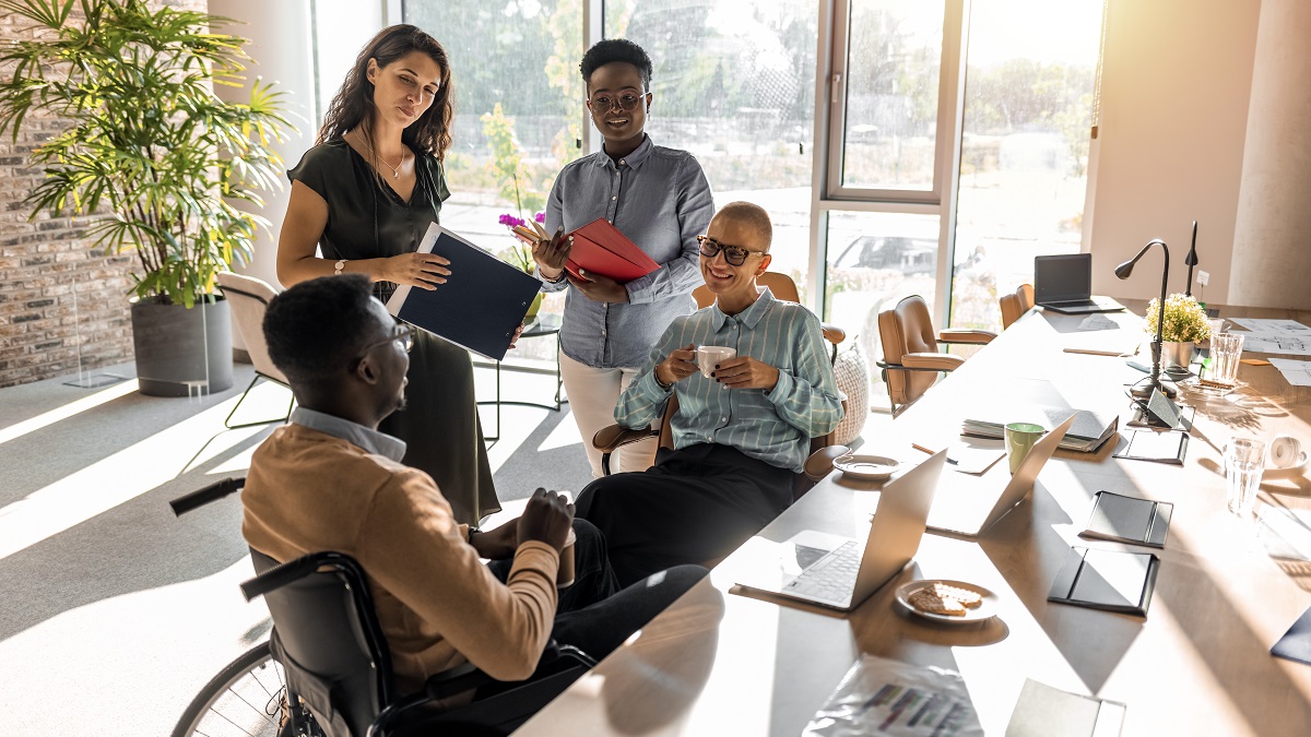 Workforce at the office