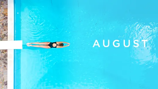 Woman swimming